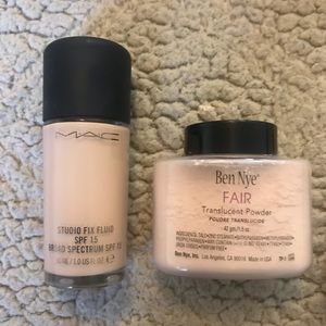 BEN NYE BAKING POWDER AND MAC STUDIO FIX